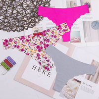 Lady najniższa cena bawełna serce wielu kolorów Sexy przytulne wygodne majtki stringi damskie bielizna bielizna dla kobiet 3 sztuk 1